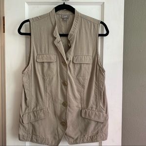 J Jill utility vest size M